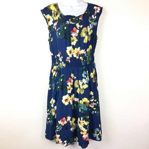 Maeve Anthropologie Evaline Floral Dress M - Picture 2 of 5